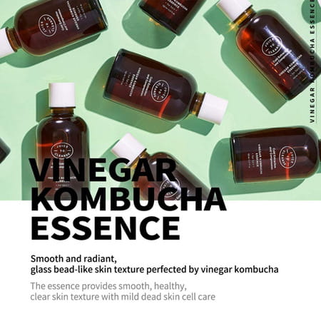 Juice To Cleanse Vinegar Kombucha Vegan Essence - Skin Renewal Nourishment - Radiant Skin - 150Ml