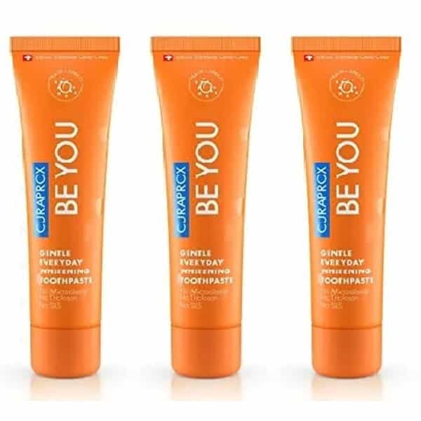 Curaprox Gentle Everyday Whitening Toothpaste (Orange) 60Ml X Pack Of 3 Toothpaste