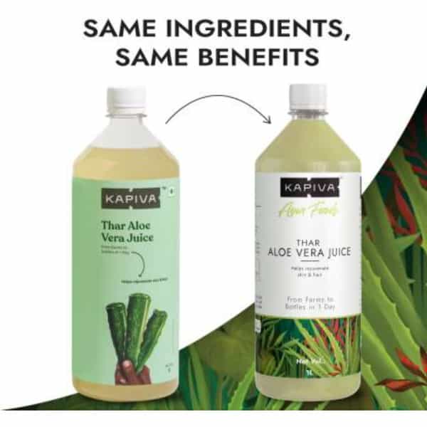 Kapiva Thar Aloe Vera Juice Liquid 1 L