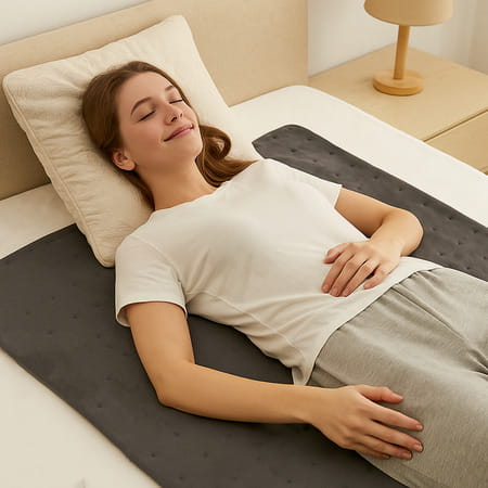 Dr. Odin Ohp104 Electric Bed Warmer For Single Bed With 6 Heat Settings (Grey)