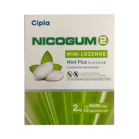 Nicogum Mini Mint Plus 2 Lozenge 10 No's