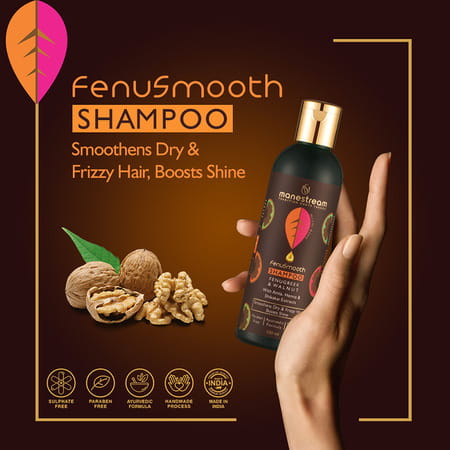 Manestream Fenusmooth Ayurvedic Fenugreek And Walnut Shampoo (100 Ml)