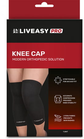Liveasy Pro Modern Orthopedic Solution Knee Cap Medium Size 1 Nos