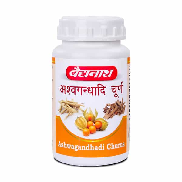 Baidyanath Ayurved Ashwagandhadi Churna 60G | Energy | Stamina & Stress Relief