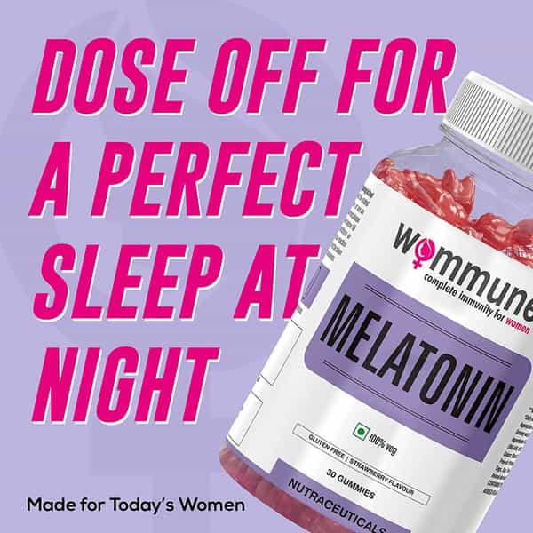 Wommune Melatonin 5Mg Promotes Relaxation & Sleep Helps Improve Sleep Quality