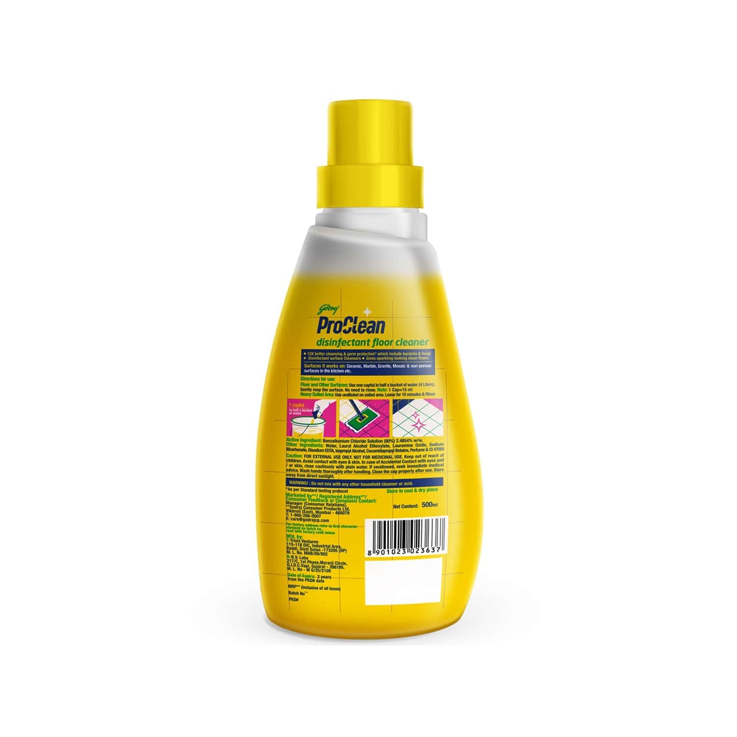 Buy Godrej Proclean Floor Cleaner Citrus 500ml Online & Get Upto 60