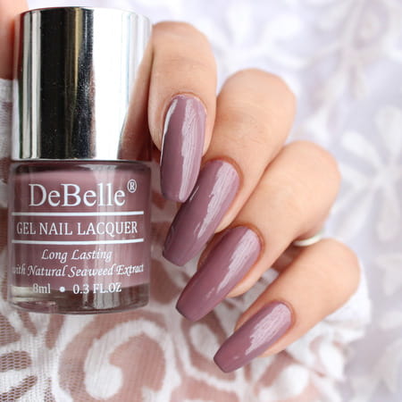 Debelle Gel Nail Lacquer Majestique Mauve Mauve Nail Polish 8Ml