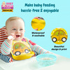 Baby Story Waterproof Baby Bib With Food Catching Pocket-2Pcs (Yellow | Blue)