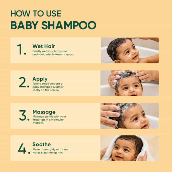 Pure Aura Baby Shampoo Infused With 10 Ayurvedic Natural Herbs 100Ml