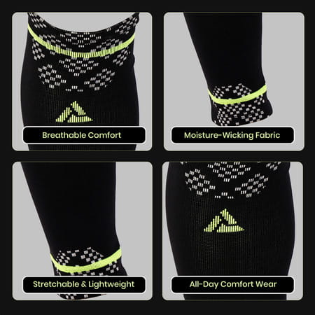 Actifit Calf Compression Sleeve | Muscle Support | L Size | Multicolor | 1 Pack