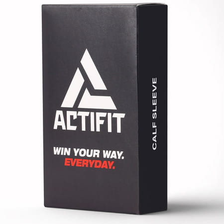 Actifit Calf Compression Sleeve | Muscle Support | L Size | Multicolor | 1 Pack