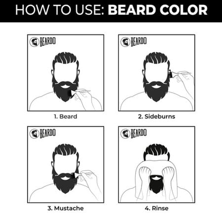 Beardo Beard Color For Men - Natural Black - 30 Gm