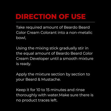 Beardo Beard Color For Men - Natural Black - 30 Gm