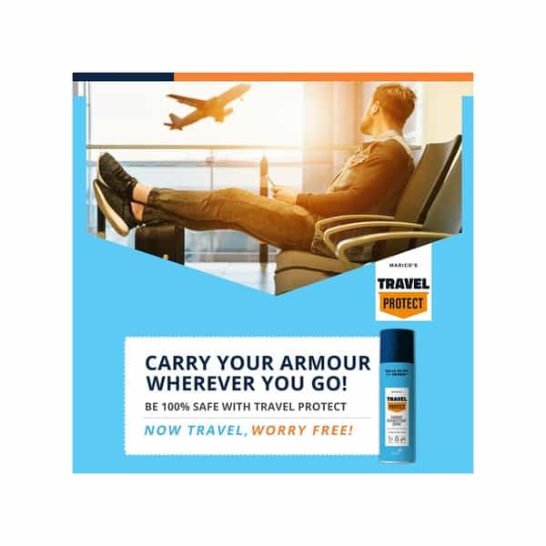Marico's Travel Protect Surface Disinfectant Spray 200 Ml
