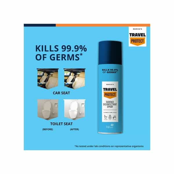 Marico's Travel Protect Surface Disinfectant Spray 200 Ml