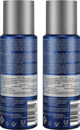 Brut Ocean Deodorant Spray For Men Long-Lasting Fragrance 200 Ml (Pack Of 2)