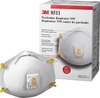 3m N95 8511 Respirator Masks Contre (White) - 10 Units