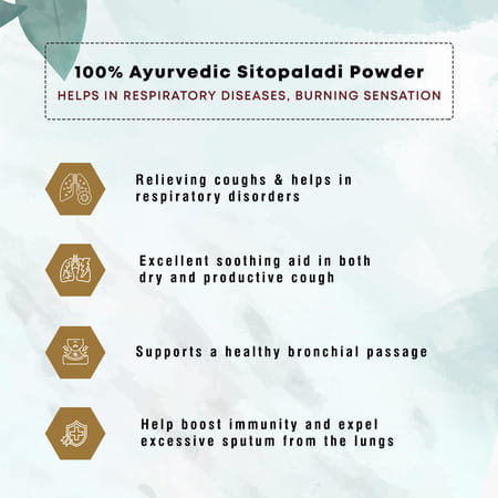 Four Seasons Sitopaladi (Churna) Powder 100G| Best Remedy For Cough Cold | Sore Throat (Pack Of 2)