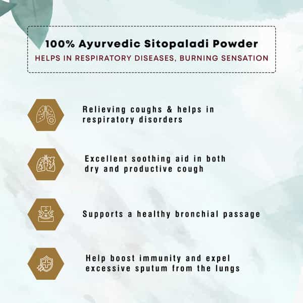 Four Seasons Sitopaladi (Churna) Powder 100G| Best Remedy For Cough Cold | Sore Throat (Pack Of 2)