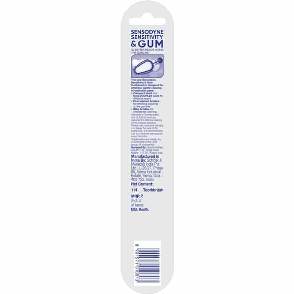 Sensodyne Sensitivity & Gum Toothbrush With Soft Bristles & Duoflex Neck