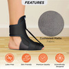 Vissco Foot Raiser With Detachable Splints | Support For Plantar Fasciitis - Black