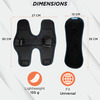 Vissco Foot Raiser With Detachable Splints | Support For Plantar Fasciitis - Black