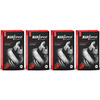 Manforce Condoms 3 In 1 Ribbed Contour Dotted Strawberry Flavoured Condoms - 10 Pcs X Pack Of 4