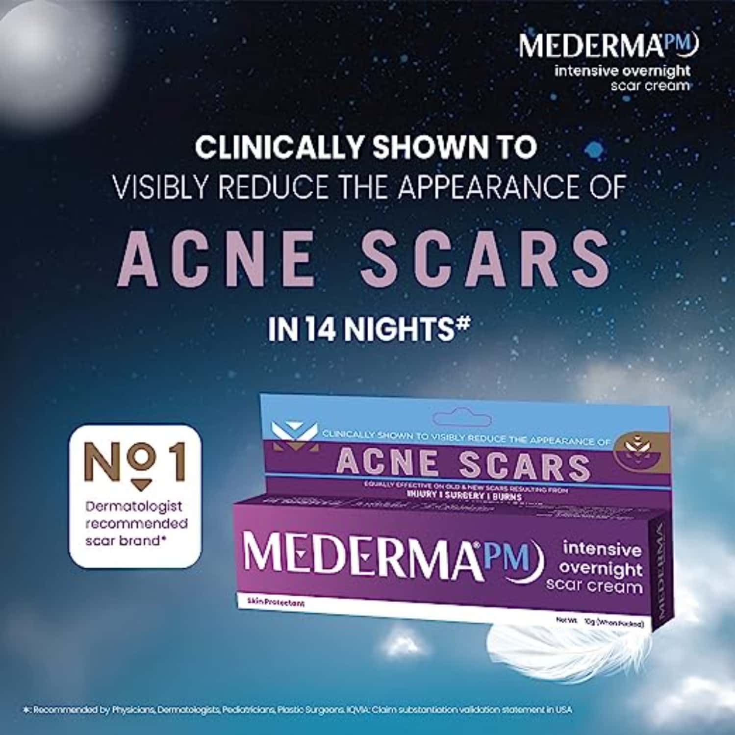 Mederma Pm Intensive Overnight Scar Cream 10gm