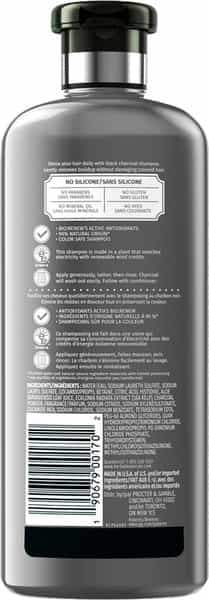Herbal Essences Bio Renew Detox Black Charcoal Shampoo - 400Ml