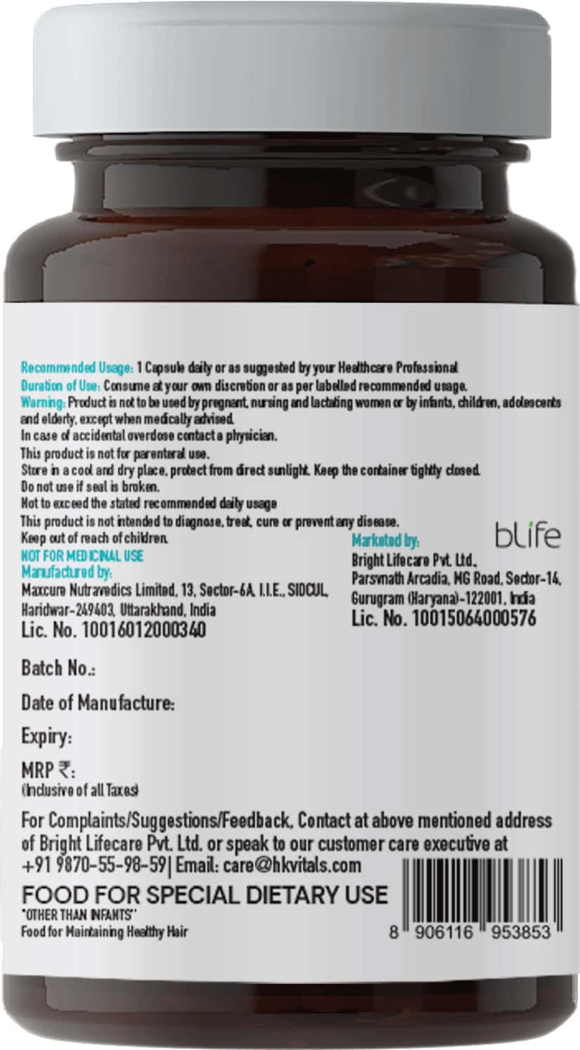 Buy HEALTHKART HK VITALS VITAMIN E CAPSULES FOR FACE & HAIR CONTROLS