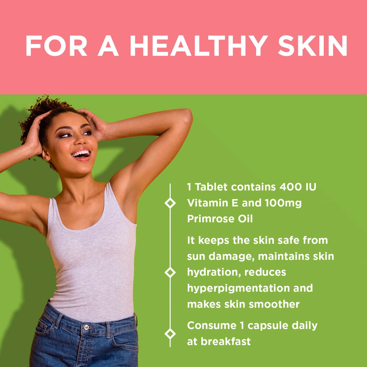 Buy HEALTHKART HK VITALS VITAMIN E CAPSULES FOR FACE & HAIR CONTROLS