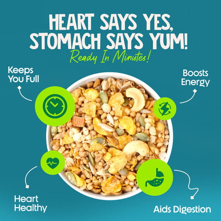 Alpino High Protein Super Muesli Cinnamon Pouch 750 Gm