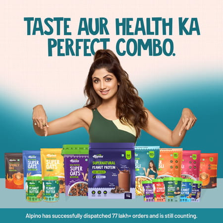 Alpino High Protein Super Muesli Cinnamon Pouch 750 Gm