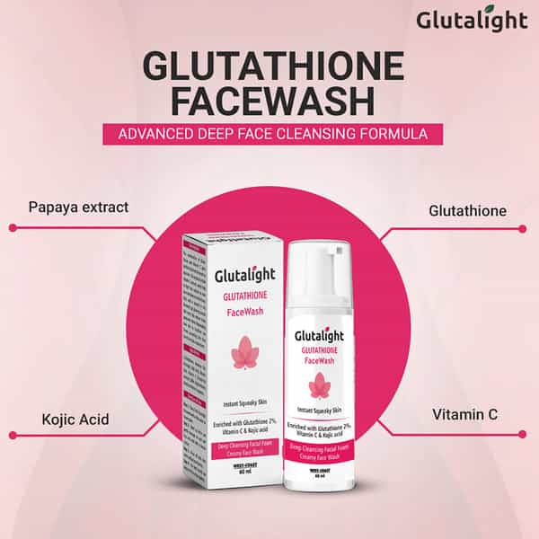 Glutalight Glutathione Deep Cleansing Face Wash 60 Ml