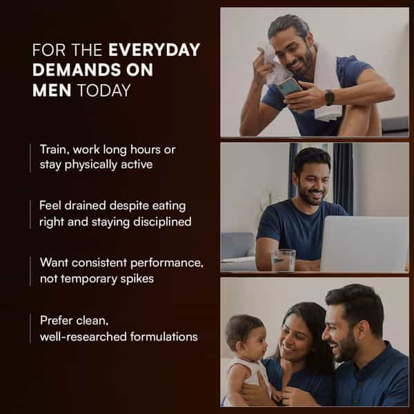 Multivitamin For Men + Testoboost Combo | All-Day Energy | Stamina & Recovery-120 Units