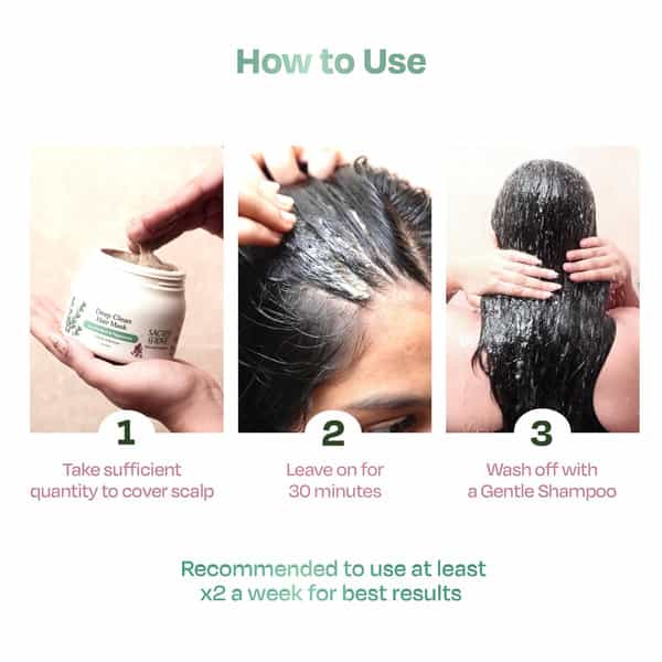 Sacred Grove Licorice & Peppermint Deep Clean Scalp Mask - 200Gms