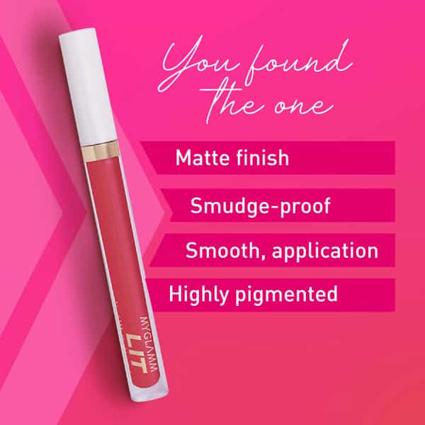 Myglamm Lit Liquid Matte Lipstick-Zaddy