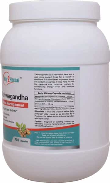 Way2herbal Ashwagandha 700 Capsules Value Pack