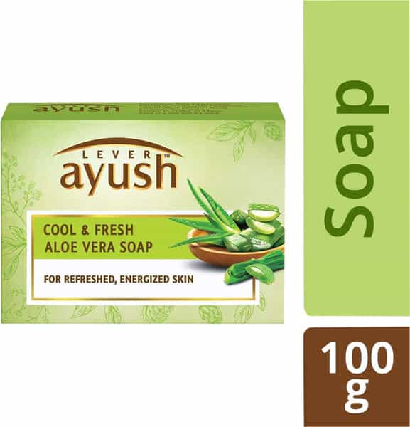 Lever Ayush Cool And Fresh Alo Vera Soap 100 Gm