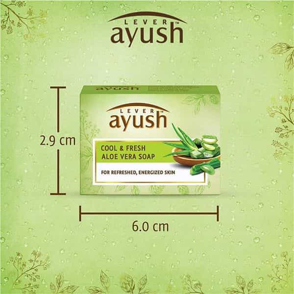 Lever Ayush Cool And Fresh Alo Vera Soap 100 Gm
