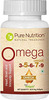 Pure Nutrition Omega 3-5-6-7-9|100% Veg Flaxseed Oil For Brain Heart Health & Immunity-60 Softgels