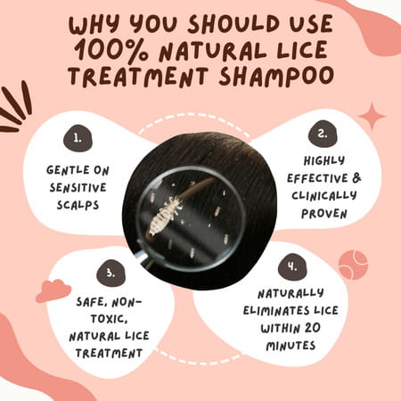 Coco Crush Ayurvedic Anti Lice Shampoo | Kills Lice/Eggs/Nits | 100% Naturally - 50ml