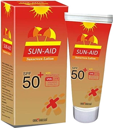 Sun Aid Spf 50+ Sunscreen Lotion 100 Gm