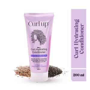 Curl Up Curl Hydrating Conditioner | Wavy & Curly Hair | Sulphate Paraben & Silicone Free - 200 Ml