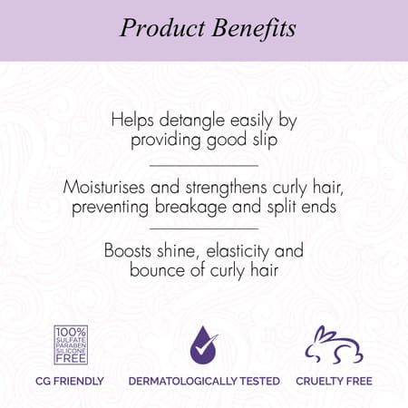 Curl Up Curl Hydrating Conditioner | Wavy & Curly Hair | Sulphate Paraben & Silicone Free - 200 Ml