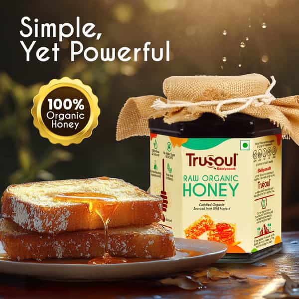 Baidyanath Trusoul Organic Honey 500G | Pure Natural Daily Use