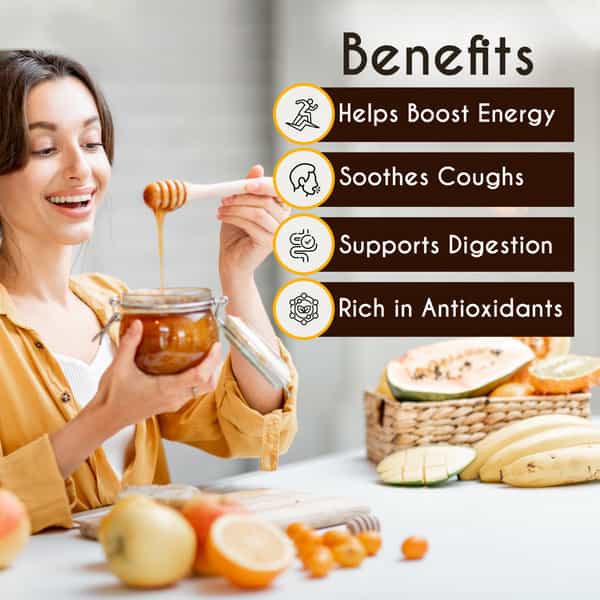 Baidyanath Trusoul Organic Honey 500G | Pure Natural Daily Use