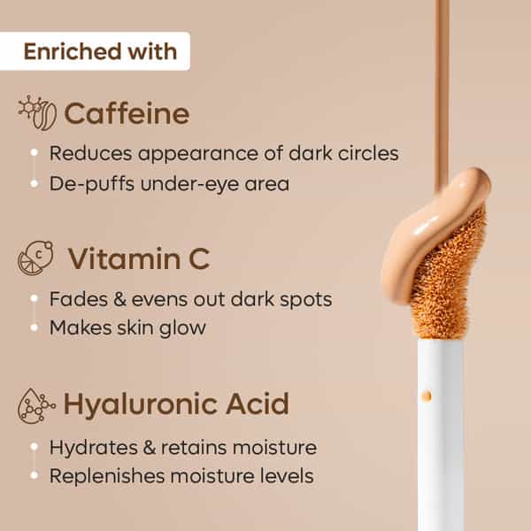 Mcaffeine Eyes On You Serum Concealer - Almond Milk 5Ml