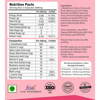 glutathione rda value Healthfare Supplement 1000mg | Reduced GSH Antioxidant | 98%+ Highly Purified | 150 Vegan Capsules | Immune & Detox Support | Non-GMO, Gluten-Free Healthy Hey L-Glutathione Vegetable Capsule: