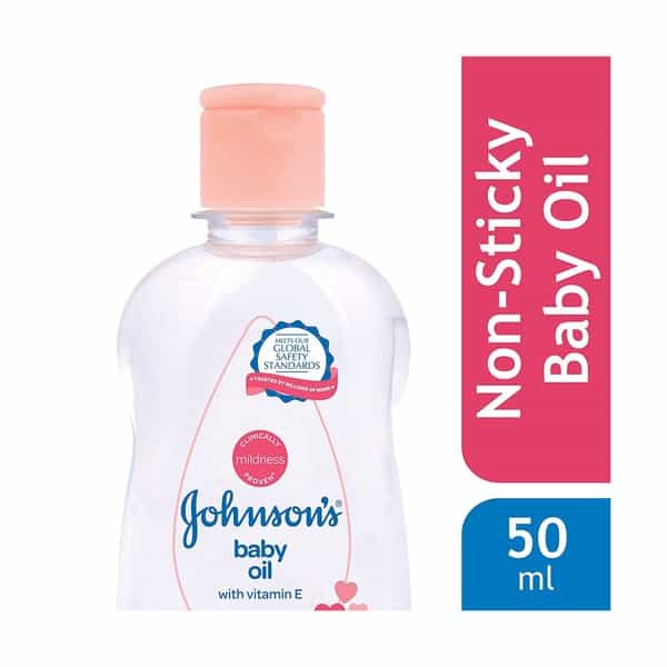 Johnson's Baby Oil With Vitamin E 50Ml